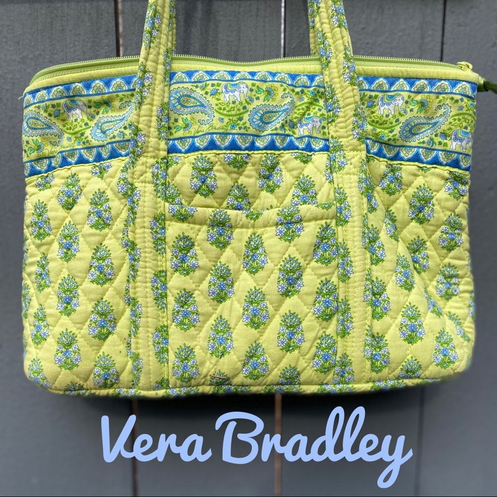 VERA Bradley YELLOW Paisley BAG